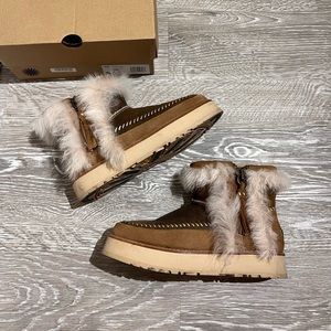 UGG fluff punk boots